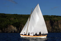 Whaling boat in the Azores. © Philip Plisson / Plisson La Trinité / AA10622 - Photo Galleries - Whaling boat