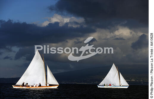 Whaling boat in the Azores. - © Philip Plisson / Plisson La Trinité / AA10628 - Photo Galleries - Faial and Pico islands in the Azores