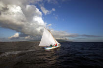 Whaling boat in the Azores. © Philip Plisson / Plisson La Trinité / AA10636 - Photo Galleries - Whaling boat