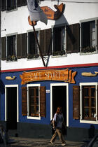 The Café Sport "Chez Peter" in Horta. © Philip Plisson / Plisson La Trinité / AA10649 - Photo Galleries - Horta