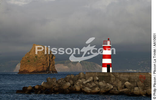 L' île Pico aux Açores. - © Philip Plisson / Plisson La Trinité / AA10651 - Nos reportages photos - Rocher