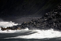 Plage de l'île Faial aux Açores. © Philip Plisson / Plisson La Trinité / AA10683 - Nos reportages photos - Portugal