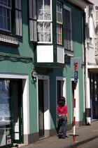 Dans les rues d' Horta aux Açores. © Philip Plisson / Plisson La Trinité / AA10700 - Nos reportages photos - Ile [Por]