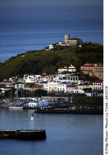 Le port d'Horta aux Açores. - © Philip Plisson / Plisson La Trinité / AA10718 - Nos reportages photos - Ile [Por]