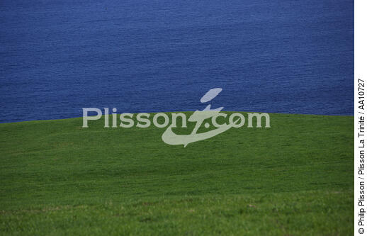 Paysage littoral de l' île Faial aux Açores. - © Philip Plisson / Plisson La Trinité / AA10727 - Nos reportages photos - Champ