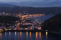 Crépuscule sur l' île Faial aux Açores. © Philip Plisson / Plisson La Trinité / AA10734 - Nos reportages photos - Portugal
