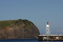 The harbour light of Horta Island in the Azores. © Philip Plisson / Pêcheur d’Images / AA10747 - Photo Galleries - Azores [The]