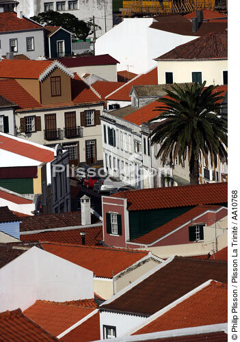 Horta aux Açores. - © Philip Plisson / Plisson La Trinité / AA10768 - Nos reportages photos - Rue