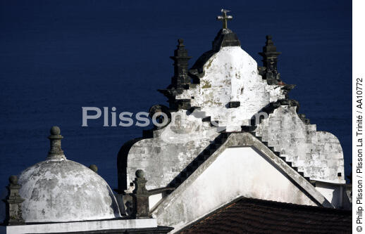 Roof of a house in Horta in the Azores. - © Philip Plisson / Plisson La Trinité / AA10772 - Photo Galleries - Azores [The]