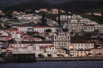 Fin de journée sur Horta aux Açores. © Philip Plisson / Plisson La Trinité / AA10778 - Nos reportages photos - Açores [les]