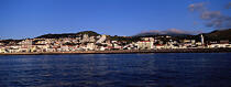 Vue sur la ville d'Horta aux Açores. © Philip Plisson / Pêcheur d’Images / AA10802 - Nos reportages photos - Açores [les]