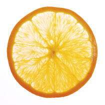 Slice of orange. © Guillaume Plisson / Plisson La Trinité / AA10835 - Photo Galleries - citrus fruit
