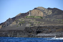 La pointe Dos Capelinhos sur Faial aux Açores. © Philip Plisson / Plisson La Trinité / AA10881 - Nos reportages photos - Portugal