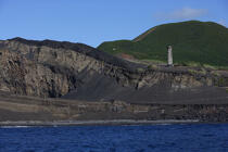 La pointe Dos Capelinhos sur Faial aux Açores. © Philip Plisson / Plisson La Trinité / AA10885 - Nos reportages photos - Portugal