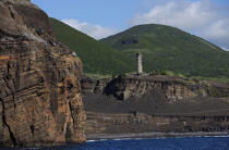 La pointe Dos Capelinhos sur Faial aux Açores. © Philip Plisson / Plisson La Trinité / AA10886 - Nos reportages photos - Les îles de Faial et Pico aux Açores