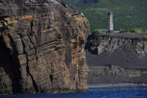 La pointe Dos Capelinhos sur Faial aux Açores. © Philip Plisson / Plisson La Trinité / AA10887 - Nos reportages photos - Portugal
