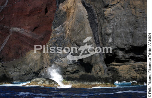 La pointe Dos Capelinhos sur Faial aux Açores. - © Philip Plisson / Plisson La Trinité / AA10891 - Nos reportages photos - Faial