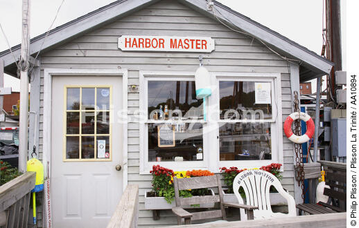 The Harbour Master of Camden in Maine. - © Philip Plisson / Plisson La Trinité / AA10894 - Photo Galleries - United States [The]