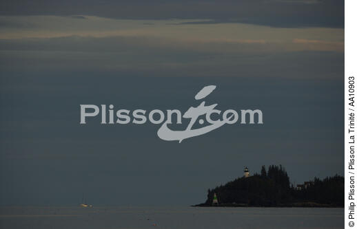 Le phare Owls Head Light dans le Maine. - © Philip Plisson / Plisson La Trinité / AA10903 - Nos reportages photos - Phares USA