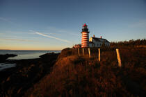 Quoddy Head lighthouse in the State Maine. © Philip Plisson / Plisson La Trinité / AA10915 - Photo Galleries - Maine