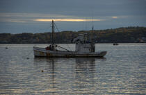 Fishing boat on the coast of Rockland in the State of Maine. © Philip Plisson / Plisson La Trinité / AA10919 - Photo Galleries - Town [Maine]