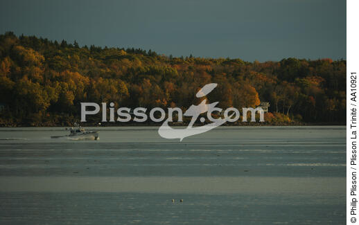 Seascape of Rockland in the State of Maine. - © Philip Plisson / Plisson La Trinité / AA10921 - Photo Galleries - Grey sky