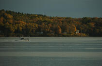 Seascape of Rockland in the State of Maine. © Philip Plisson / Plisson La Trinité / AA10921 - Photo Galleries - Grey sky