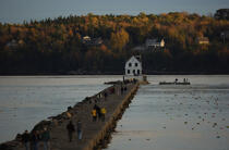 Rockland Breakwater lighth in the State of Maine. © Philip Plisson / Plisson La Trinité / AA10926 - Photo Galleries - Maine