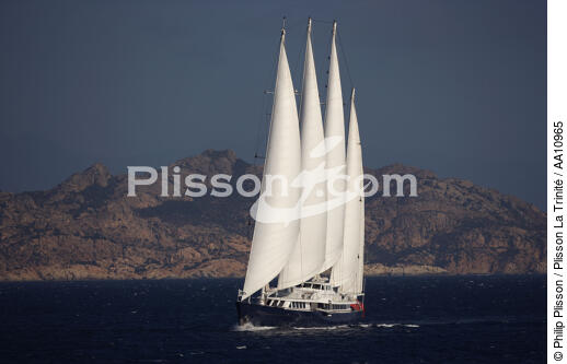 The Phocéa. - © Philip Plisson / Plisson La Trinité / AA10965 - Photo Galleries - Four-masted schooner