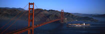 Le Golden Gate de San Francisco. © Philip Plisson / Plisson La Trinité / AA10973 - Nos reportages photos - Pont