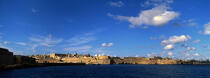 Le port La Vallette et ses fortifications à Malte. © Philip Plisson / Plisson La Trinité / AA11013 - Nos reportages photos - Monument religieux