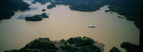 Le Levant dans le canal de Panama. © Philip Plisson / Plisson La Trinité / AA11028 - Nos reportages photos - Le canal de Panama