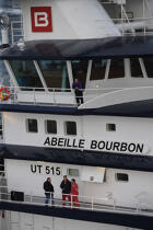 The tug boat Abeille Bourbon. © Philip Plisson / Plisson La Trinité / AA11123 - Photo Galleries - Storm at sea