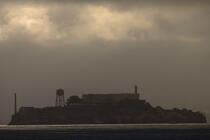 Alcatraz en baie de San Francisco. © Philip Plisson / Plisson La Trinité / AA11124 - Nos reportages photos - Site [Californie]