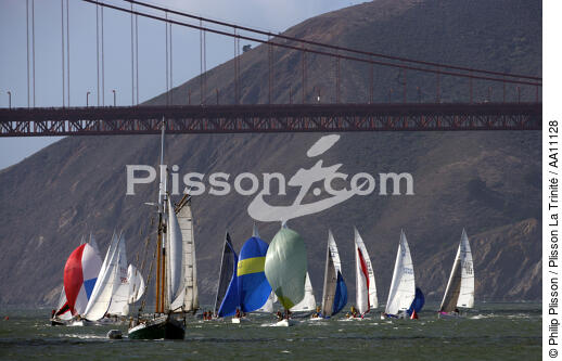 Le Golden Gate dans la baie de San Francisco. - © Philip Plisson / Plisson La Trinité / AA11128 - Nos reportages photos - Californie