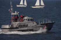 Coast guard en baie de San Francisco. © Philip Plisson / Plisson La Trinité / AA11138 - Nos reportages photos - Motonautisme