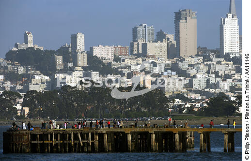 San Francisco. - © Philip Plisson / Plisson La Trinité / AA11146 - Nos reportages photos - Foule