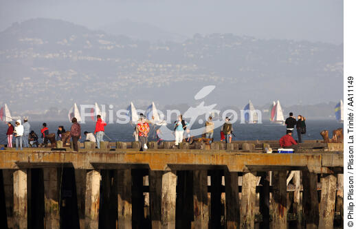 Régate en baie de San Francisco. - © Philip Plisson / Plisson La Trinité / AA11149 - Nos reportages photos - Foule