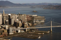 San Francisco. © Philip Plisson / Plisson La Trinité / AA11159 - Nos reportages photos - Pont suspendu