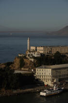 Alcatraz en baie de San-Francisco. © Philip Plisson / Plisson La Trinité / AA11171 - Nos reportages photos - Pont suspendu