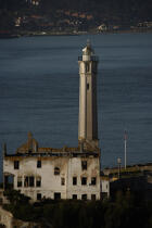 Alcatraz en baie de San-Francisco. © Philip Plisson / Plisson La Trinité / AA11172 - Nos reportages photos - Etats-Unis