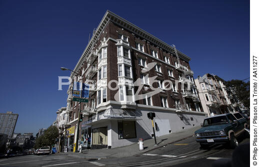San Francisco. - © Philip Plisson / Plisson La Trinité / AA11277 - Nos reportages photos - Immeuble
