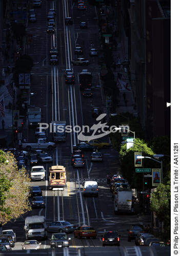 The streets of San Francisco. - © Philip Plisson / Plisson La Trinité / AA11281 - Photo Galleries - Rail transport