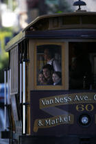 Tramway à San Francisco. © Philip Plisson / Plisson La Trinité / AA11284 - Nos reportages photos - Transport ferrovière