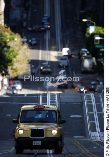 Taxi in San Francisco. - © Philip Plisson / Plisson La Trinité / AA11285 - Photo Galleries - United States [The]
