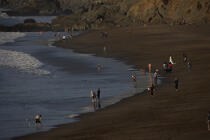 Beach in bay of San Francisco. © Philip Plisson / Plisson La Trinité / AA11291 - Photo Galleries - Woman