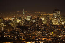 San Francisco, la nuit. © Philip Plisson / Plisson La Trinité / AA11292 - Nos reportages photos - Nuit
