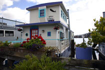 Maison à Sausalito. © Philip Plisson / Plisson La Trinité / AA11308 - Nos reportages photos - Baie de San Francisco