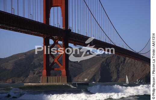 The Golden Gate. - © Philip Plisson / Plisson La Trinité / AA11314 - Photo Galleries - Town [California]