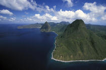 Saint Lucia. © Philip Plisson / Plisson La Trinité / AA11351 - Photo Galleries - Volcano